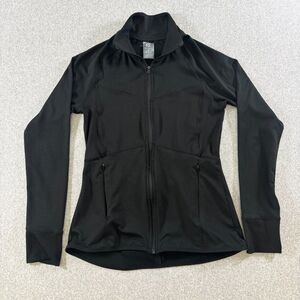 Champion C9 Women’s Full Zip Athletic Jacket Black Medium Thumbhole Workout